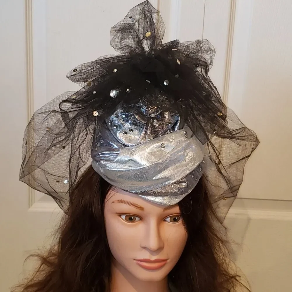 VNTG Whittall & Shon Bejeweled Hat